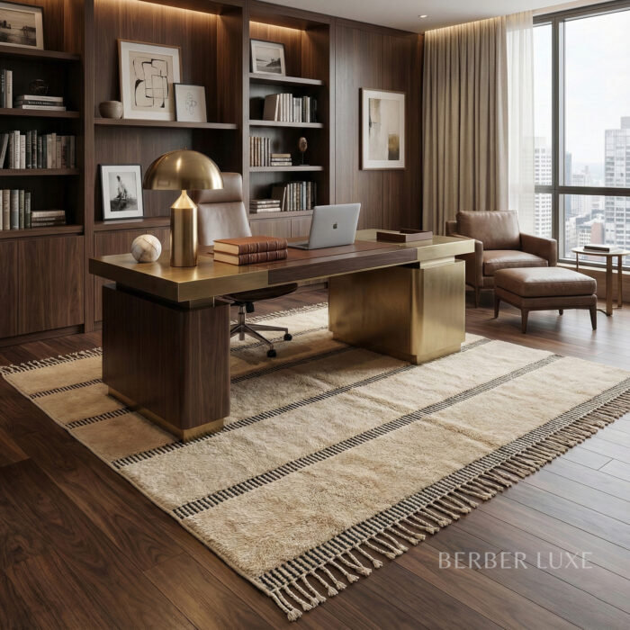 Beni Mrirt Rug – Handmade Moroccan Wool Berber Carpet - Image 4