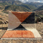 Handmade Moroccan Beni Mrirt Wool Rug - Authentic Berber Carpet