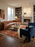 Handmade Moroccan Beni Mrirt Wool Rug - Authentic Berber Carpet - Image 2