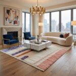 Large Wool Area Rug, Modern Farmhouse Style, Hand Tufted - Image 7