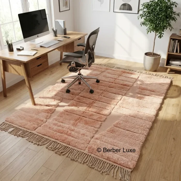 Large Living Room Rug, Handmade Area Rug, Boho Moroccan Carpet, Neutral Home Decor Rug - Image 12