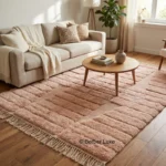 Large Living Room Rug, Handmade Area Rug, Boho Moroccan Carpet, Neutral Home Decor Rug - Image 13