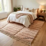 Large Living Room Rug, Handmade Area Rug, Boho Moroccan Carpet, Neutral Home Decor Rug - Image 10